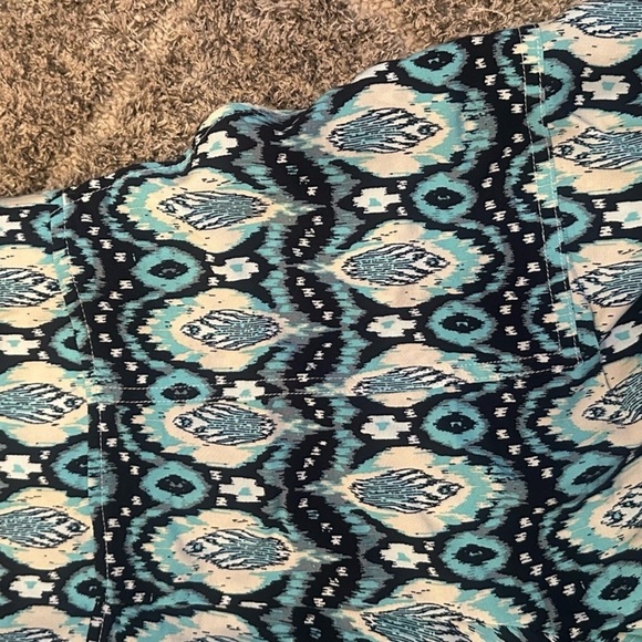 🌴 Wildfox Boho Blue & Black Ikat Shorts | Size Large | NWT - Picture 3 of 5